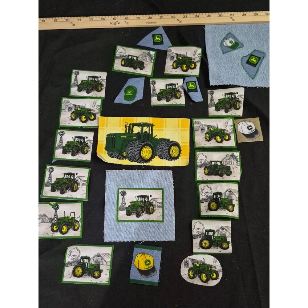 Lot of 24 John Deere Iron On & Sew On Patches